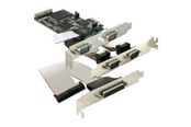Netværksadapter (netkort, printserver mv.) - Sunix PCI Express card 4 x serial 1x par - SX-117B