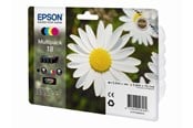 Blæk, Toner & Forbrugsstoffer - Epson 18 Ink Cartridge Multi - CMYK - C13T18064010