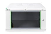 Rack skabe - DIGITUS DN-19 07-U-EC 7U Wall Mount Cabinet 389x600x450mm color Grey RAL7035 - DN-19 07-U-EC