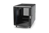 Rack skabe - StarTech.com RK1236BKF 4-Post 12U Server Rack Cabinet Lockable 19" Data Rack Cabinet for Computer / AV / IT Equipment Office / Home Network Rack with Casters & Adjustable Mounting Rails - RK1236BKF
