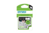 Papir, Fotopapir og Etiketter - DYMO D1 tape permanent polyester | sort/hvid | 12mm x 5,5m - S0718060