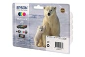 Blæk, Toner & Forbrugsstoffer - Epson 26 Ink Cartridge Multi - CMYK - Blækpatron Cyan - C13T26164010