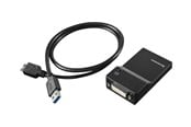 Skærmkabel - Lenovo USB 3.0 to DVI/VGA Monitor Adapter - 0B47072