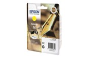 Blæk, Toner & Forbrugsstoffer - Epson 16 Ink Cartridge - Yellow - C13T16244010