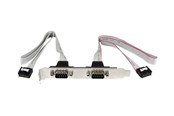 Parallel / Seriel kabel - StarTech.com Serial Port Bracket - 2port - PLATE9M2P16