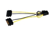 Strømkabel (intern) - StarTech.com SATA Power to 8 Pin PCI Express Video Card Power Cable Adapter - SATPCIEX8ADP