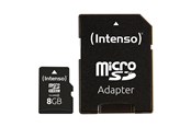 Hukommelseskort - Intenso microSD Class 4 - 20MB/s - 8GB - 3403460