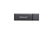 USB Stick - Intenso Alu Line - Sort - 64GB - USB Stick - 3521491