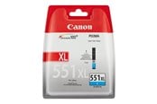 Blæk, Toner & Forbrugsstoffer - Canon CLI-551XL / 6444B001 High Cyan - Blækpatron Cyan - 6444B001