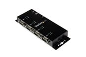 Netværksadapter (netkort, printserver mv.) - StarTech.com ICUSB2324I 4 Port USB to DB9 RS232 Serial Adapter Hub – Industrial DIN Rail and Wall Mountable - ICUSB2324I