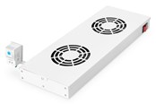 Rack skabe - DIGITUS DN-19 FAN-2-HO - 1U Fan Unit - DN-19 FAN-2-HO