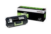 Blæk, Toner & Forbrugsstoffer - Lexmark 52D2X0E Black Toner - Tonerpatron med olierulle Sort - 52D2X0E