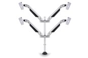 Vægbeslag, AV-Beslag & AV-Møbler - Multibrackets M VESA Gas Lift Arm Quad Silver - Maks 10 kg - Maks størrelse - 7350022737228