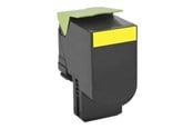 Blæk, Toner & Forbrugsstoffer - Lexmark 802XY - Lasertoner Gul - 80C2XY0