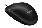 Mus - Logitech B100 Optical Mouse - Black - Mus - Optisk - 3 knapper - Sort - 910-003357