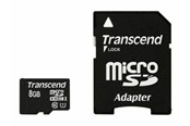 Hukommelseskort - Transcend MicroSDHC/SDHC U1 400x - 8GB - TS8GUSDU1
