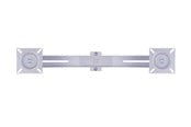 Vægbeslag, AV-Beslag & AV-Møbler - Multibrackets M Public Display Stand Dual Screen Mount 10"-24" Silver - Maks - Maks størrelse - 7350022736344