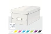 Arkivering & Opbevaring - Leitz Opbevaringsboks Click & Store WOW DVD Hvid - 60420001