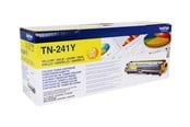 Blæk, Toner & Forbrugsstoffer - Brother TN241Y / TN 241Y Yellow Toner - Lasertoner Gul - TN241Y