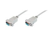 Netværkskabel - DIGITUS Zero-Modem Connection Cable - 3m - Beige - 3m - AK-610100-030-E