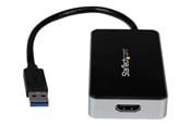 Skærmkabel - StarTech.com USB 3.0 to HDMI External Video Card Adapter with 1-Port USB Hub ekstern videoadapter - USB32HDEH