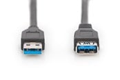 USB kabel - DIGITUS USB 3.0 Extension Cable - 1.8m - AK-300203-018-S
