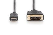 Skærmkabel - DIGITUS HDMI to DVI-D Cable - 3m - AK-330300-030-S