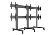Vægbeslag, AV-Beslag & AV-Møbler - Multibrackets M Public Video Wall Stand 6-Screens 40-55" Black - Maks 240 kg - Maks størrelse 55" - 7350022739727