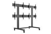 Vægbeslag, AV-Beslag & AV-Møbler - Multibrackets M Public Video Wall Stand 4-Screens 40-55" Black - Maks 160 kg - Maks størrelse 55" - 7350022739710