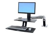 Skærmholder - Ergotron WorkFit-A with Suspended Keyboard Single LD - 24-390-026
