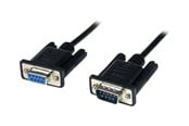 Parallel / Seriel kabel - StarTech.com DB9 RS232 Serial Null Modem Cable F/M - SCNM9FM1MBK