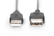 USB kabel - DIGITUS USB 2.0 Extension Cable - 1.8m - AK-300200-018-S