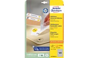 Papir, Fotopapir og Etiketter - Avery Aftagelige etiketter 25,4x10mm - L4731REV-25