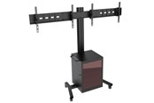 Vægbeslag, AV-Beslag & AV-Møbler - Multibrackets M Public Display Stand 180 Dual MediaBox4 Black - Maks 80 kg - Maks størrelse 55" - 7350022737785