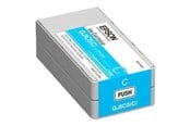Blæk, Toner & Forbrugsstoffer - Epson GJIC5(C) - Blækpatron Cyan - C13S020564