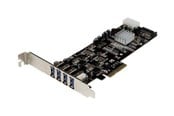 Controller - StarTech.com 4 Port Dual Bus PCI Express PCIe USB 3.0 Card w/ UASP & Power - PEXUSB3S42V