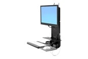 Skærmholder - Ergotron StyleView Sit-Stand Vertical Lift Patient Room - 61-080-085