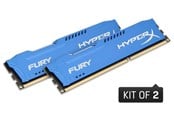 RAM - Kingston HyperX Fury DDR3-1600 BL C10 DC - 16GB - HX316C10FK2/16