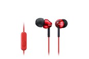 Hovedtelefoner/headset - Sony MDR-EX110AP Headset - Red - MDREX110APR.CE7