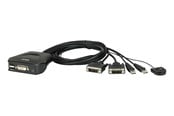 KVM-switch - ATEN CS22D USB DVI KVM Switch - CS22D-AT
