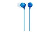Hovedtelefoner/headset - Sony MDR-EX15AP - In-ear - Mikrofon - Blå - MDREX15APLI.CE7