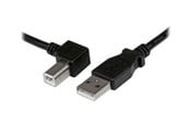 USB kabel - StarTech.com USB 2.0 A to Left Angle B Cable - USBAB3ML