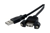 USB kabel - StarTech.com Panel Mount USB Cable A to A - USBPNLAFAM3