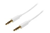 Audio kabel - StarTech.com Slim 3.5mm Stereo Audio Cable - MU1MMMSWH