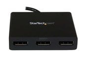 Skærm & Lyd switch - StarTech.com Triple Head DisplayPort 1.2 Multi Monitor MST Hub - MSTDP123DP