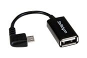 USB kabel - StarTech.com Right Angle Micro USB to USB OTG Host Adapter - UUSBOTGRA