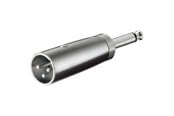Audio kabel - Pro XLR Adapter 3pin XLR M - Jack Mono M - 4040849274527
