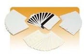 Papir, Fotopapir og Etiketter - Zebra PVC-kort med 3-Up afrivelige key-t - 104523-020