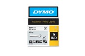 Papir, Fotopapir og Etiketter - DYMO Rhino industri vinyl tape | 9 mm x 5.5 m rulle | sort på hvid - S0718580