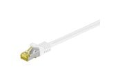 Netværkskabel - Pro RJ45 patch cord CAT 6A S/FTP (PiMF) 500 MHz with CAT 7 raw cable white - 4040849910944